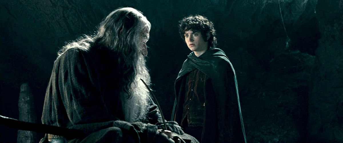 Frodo and Gandalf talk about how many who live to see such times wish they had not in the Fellowship of the Ring.