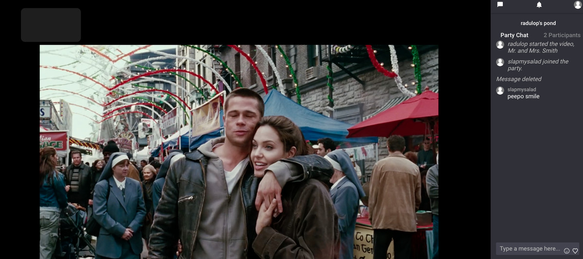 uno screenshot di Kast, con Mr. e Mrs. Smith