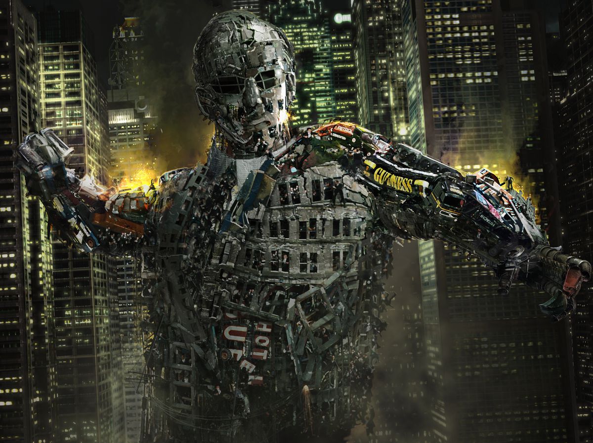 A colored render of MegaSmith for Path of Neo