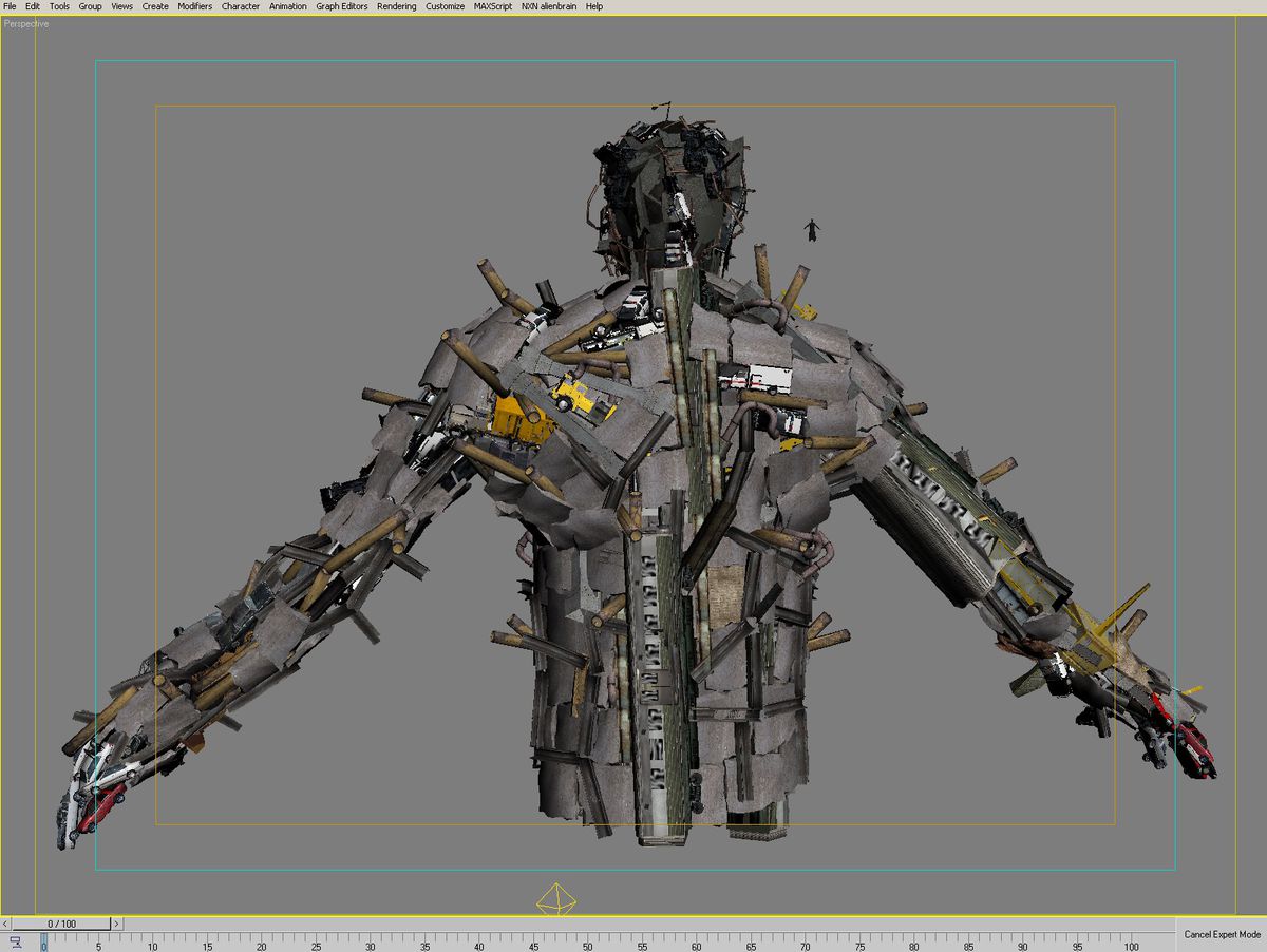 An in-progress design for MegaSmith in Path of Neo