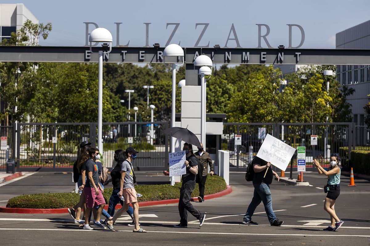I dipendenti di Activision Blizzard organizzano uno sciopero in risposta dalla leadership dell'azienda a una causa che evidenzia presunte molestie, disuguaglianza