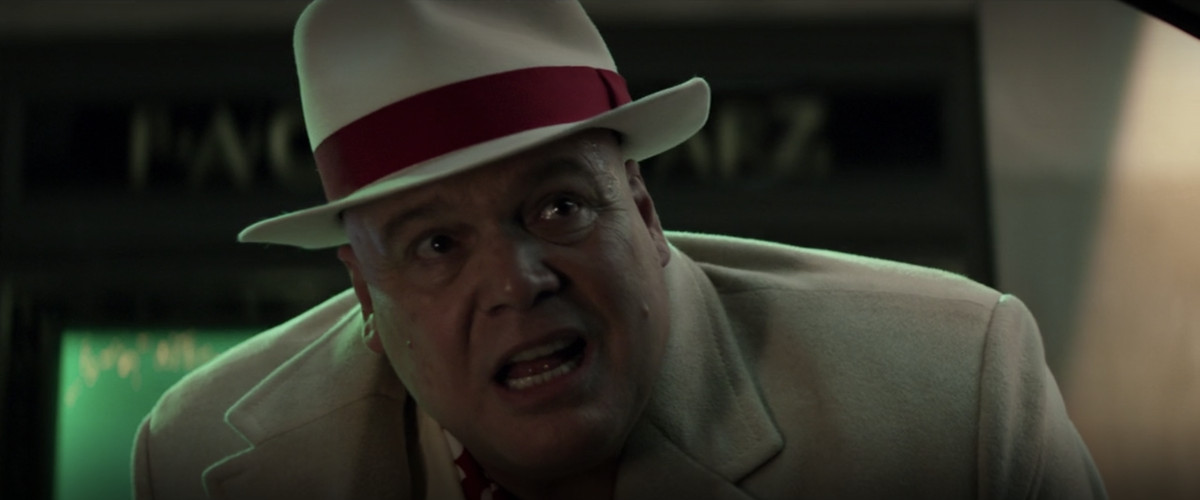 Vincent D'Onofrio come Kingpin in Occhio di Falco.