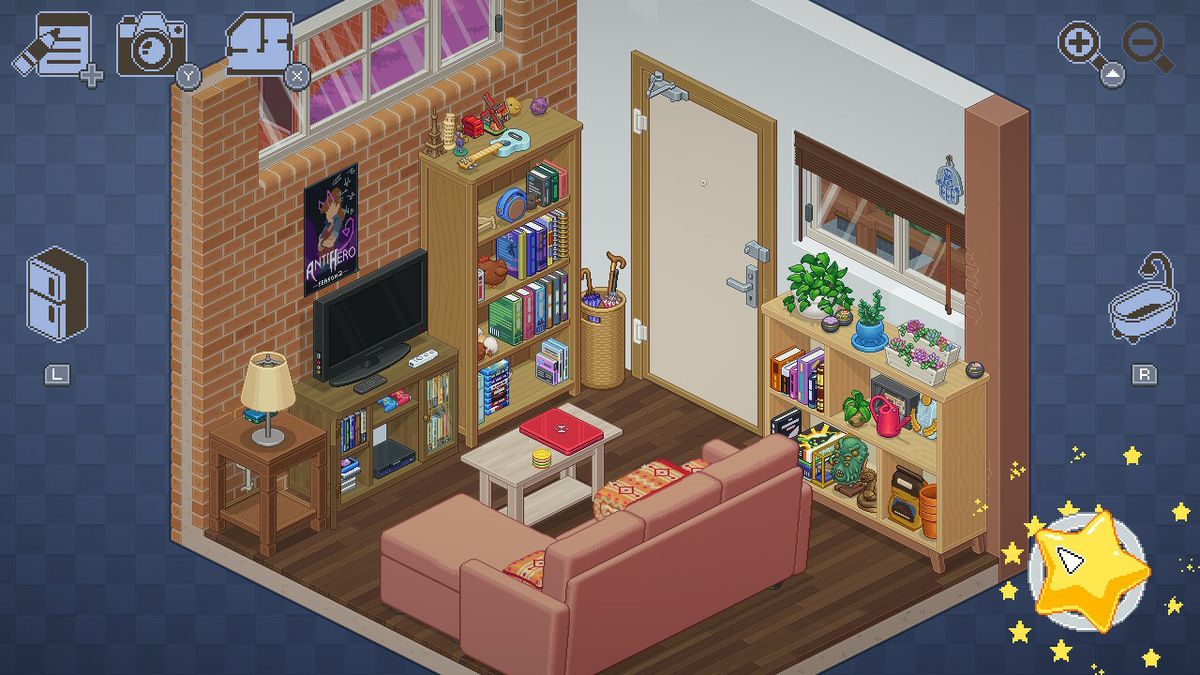 Un soggiorno in Unpacking