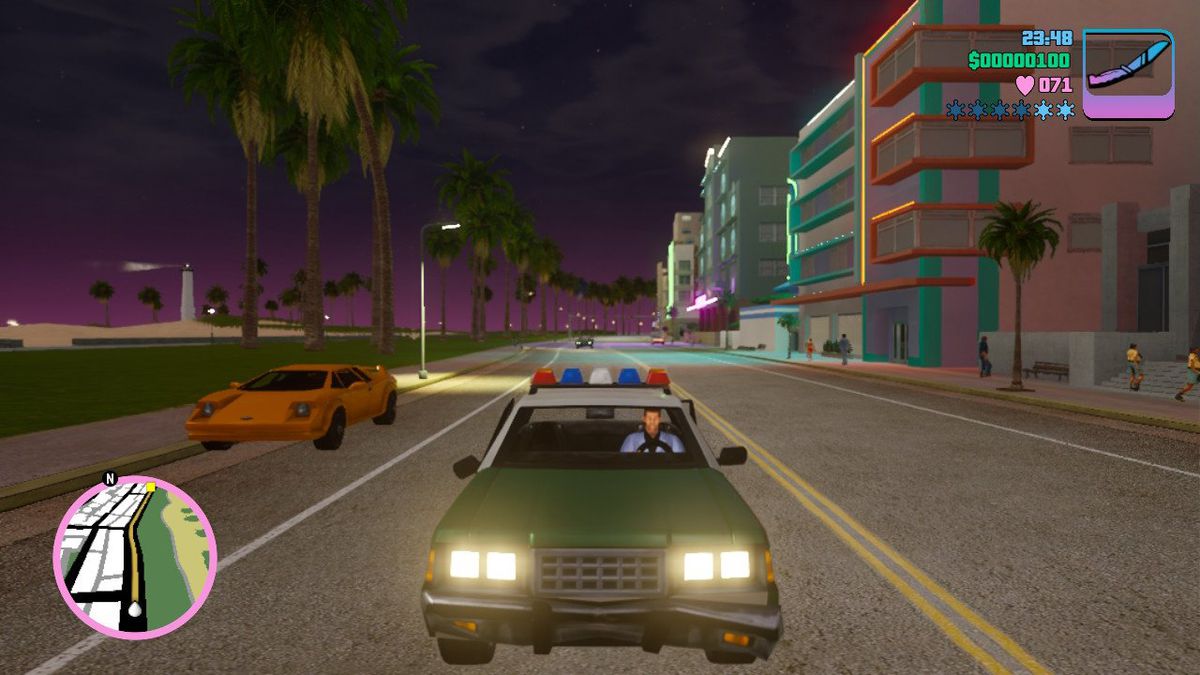 Guidare in Grand Theft Auto: Vice City