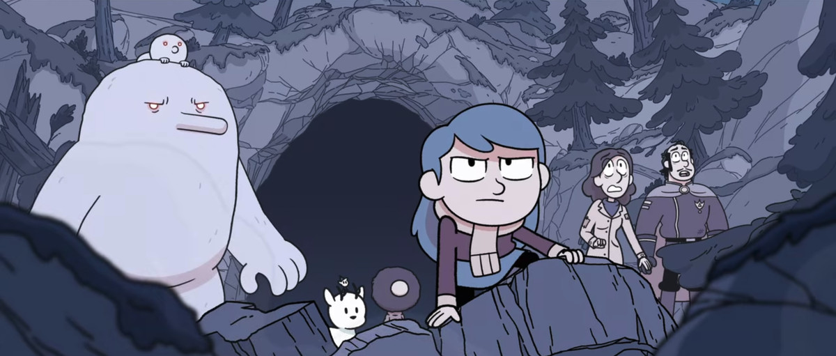 Hilda, sua madre, il cane Twig, Baba e sua madre troll