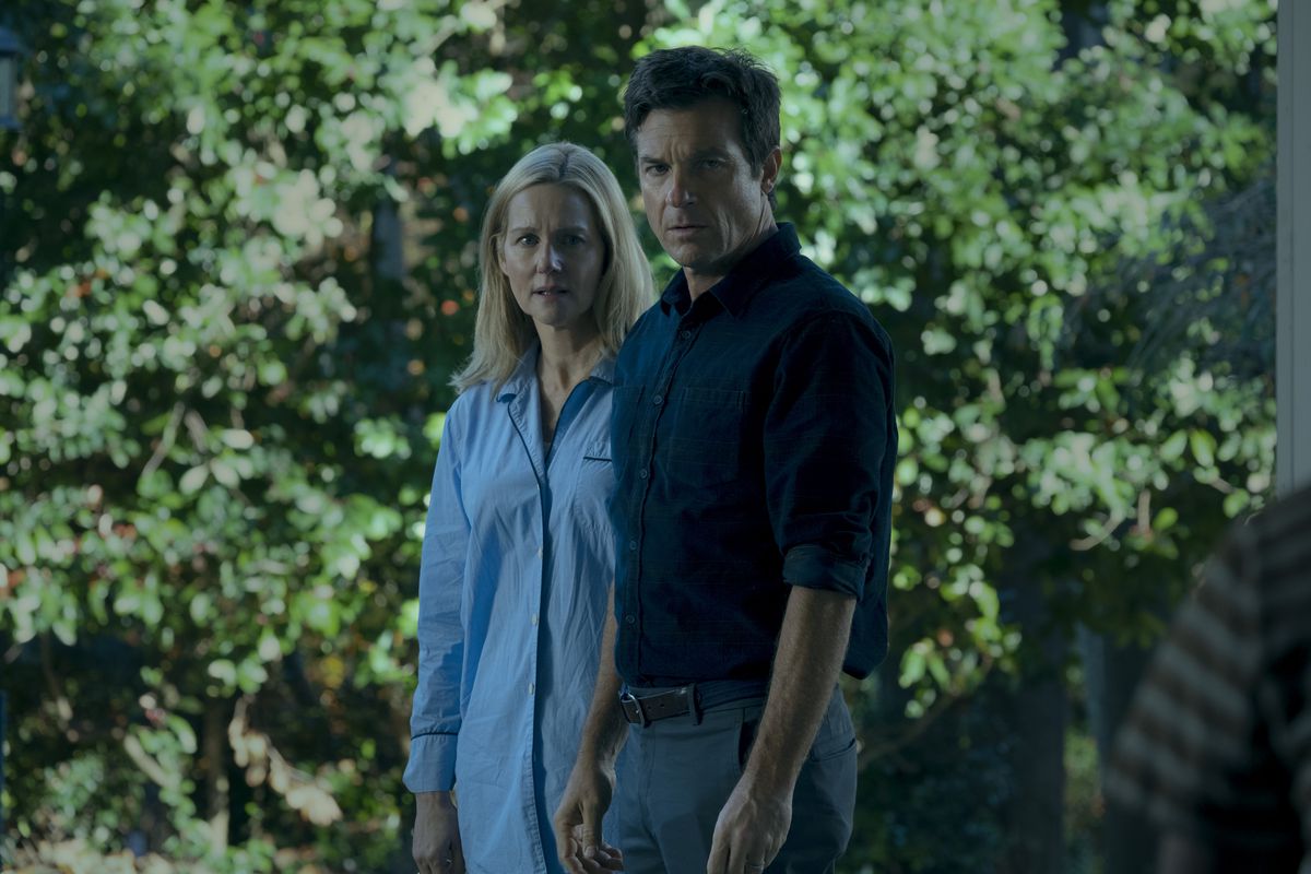 Laura Linney as Wendy Byrde, Jason Bateman as Martin ‘Marty’ Byrde in Ozark