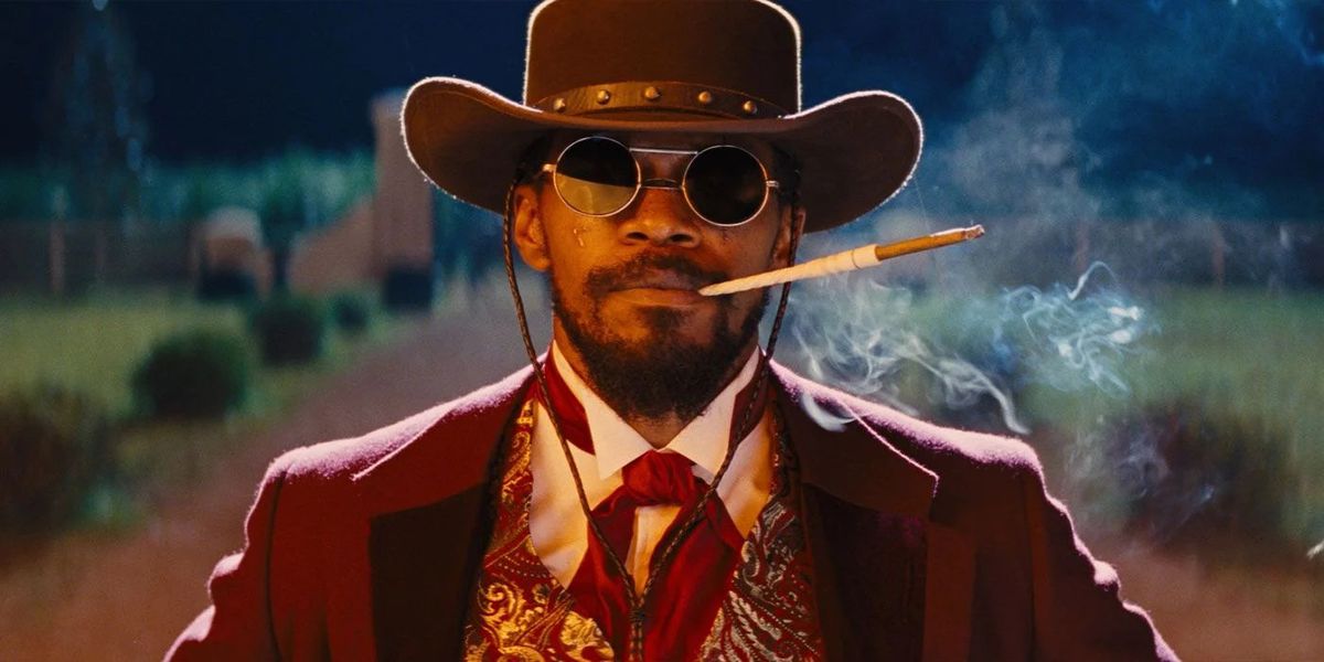 Django (Jamie Foxx) in Django Unchained.