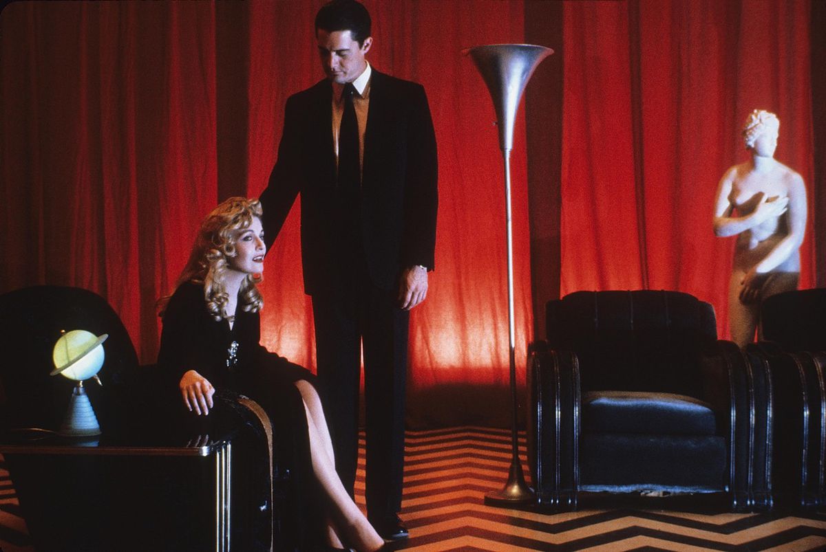 Laura Palmer (Sheryl Lee) and Special Agent Dale Cooper (Kyle MacLachlan) in Twin Peaks: Fire Walk With Me.