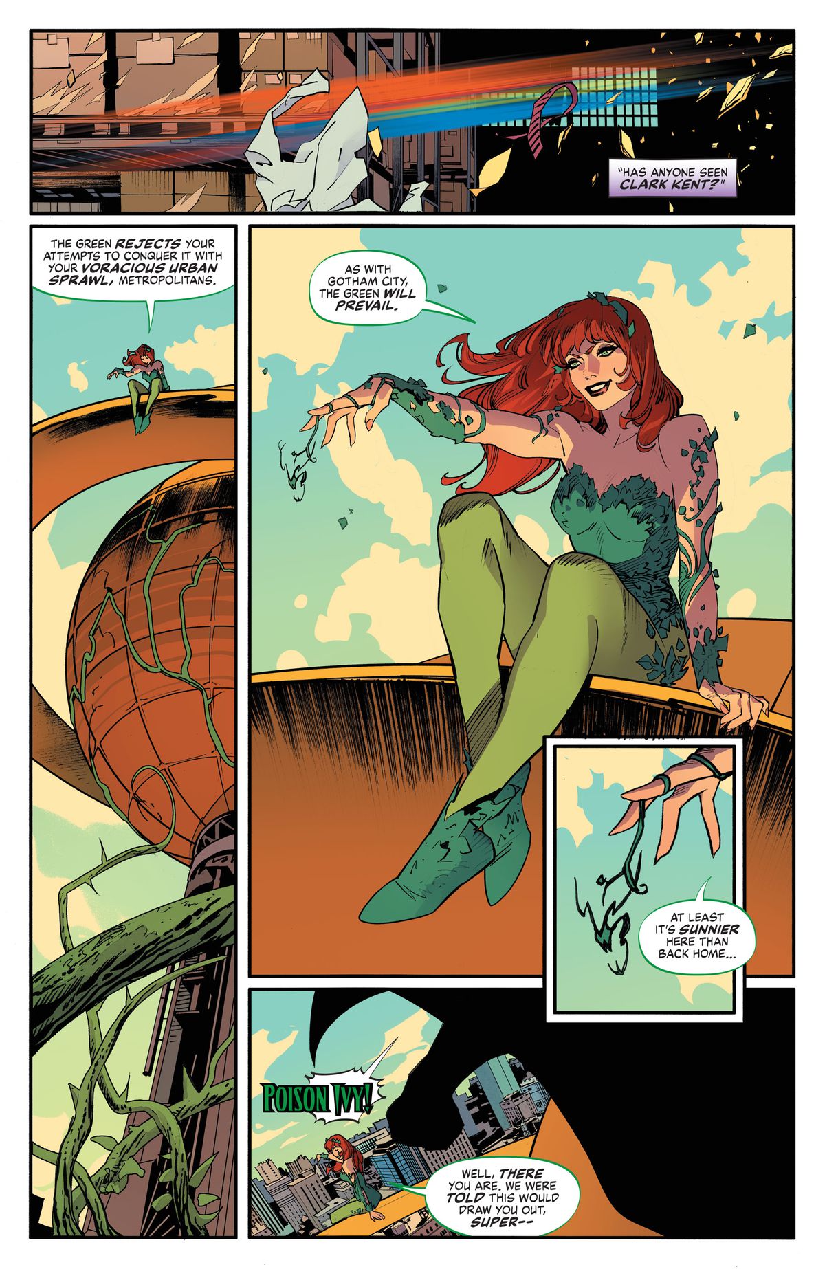 Una pagina dalla storia di backup di Detective Comics #1050 (2022).