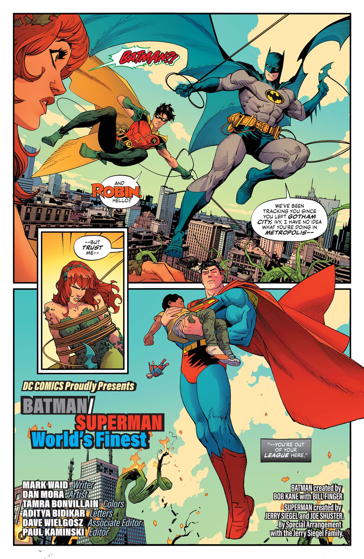 Una pagina dalla storia di backup di Detective Comics #1050 (2022).