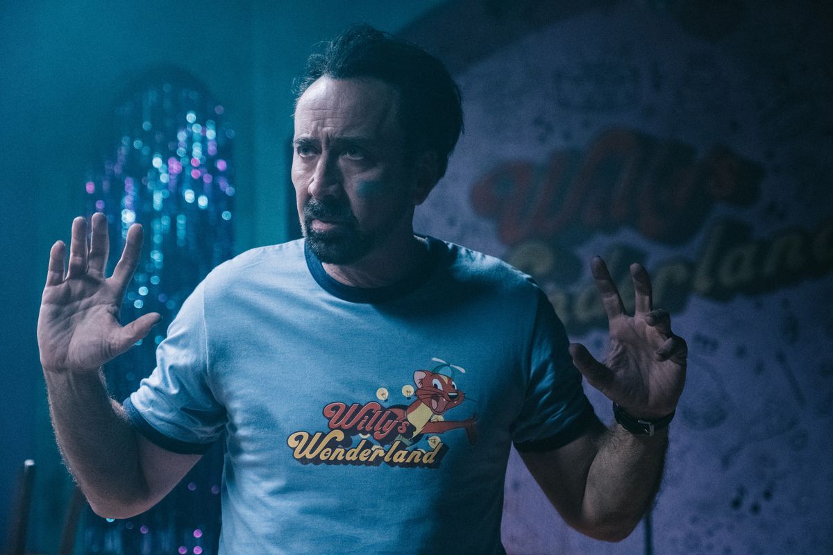 Nicolas Cage in Willy's Wonderland (e in un cortometraggio di