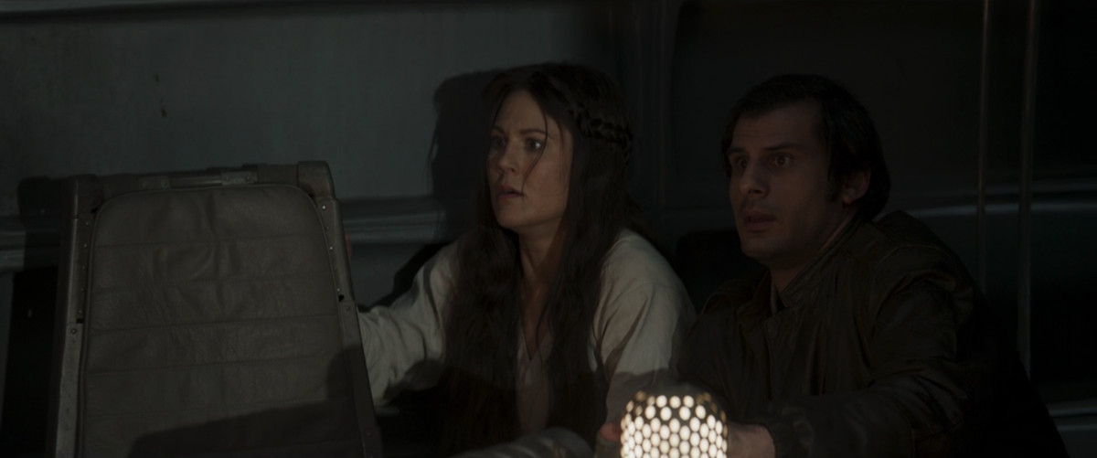 Camie e Fixer in un fotogramma da Il libro di Boba Fett