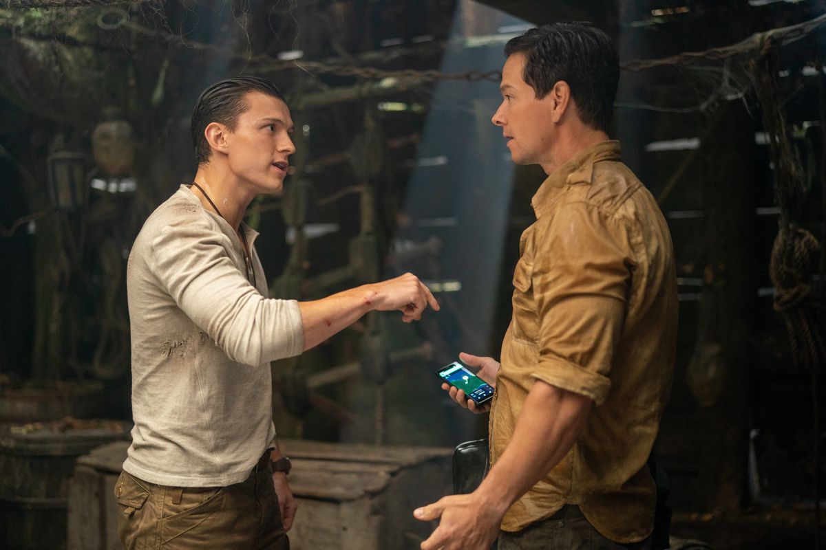 Mark Wahlberg e Tom Holland fanno alcune delle dolci battute in Uncharted