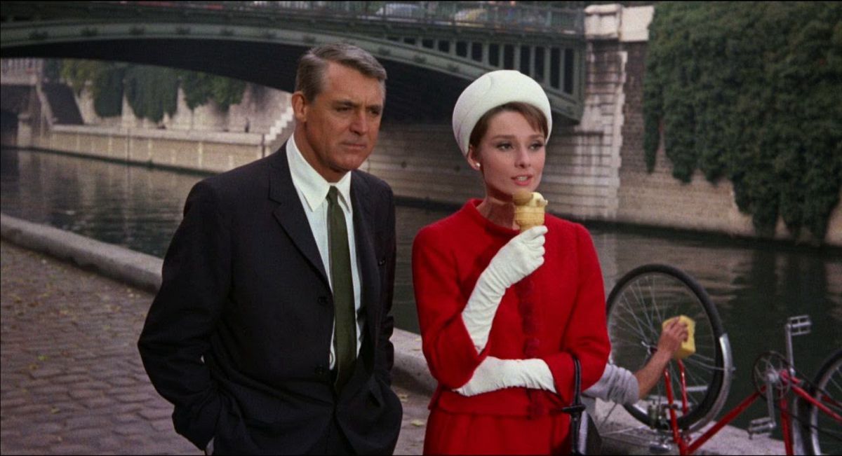 Cary Grant e Audrey Hepburn in Sciarada.
