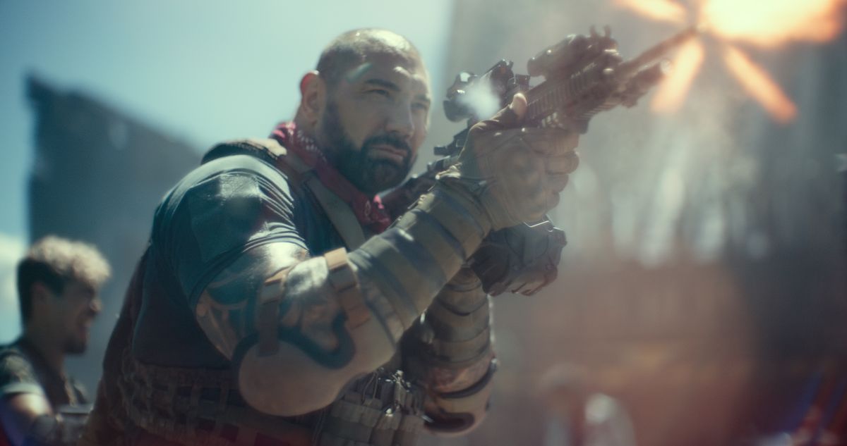 DAVE BAUTISTA nel ruolo di SCOTT WARD in ARMY OF THE DEAD.