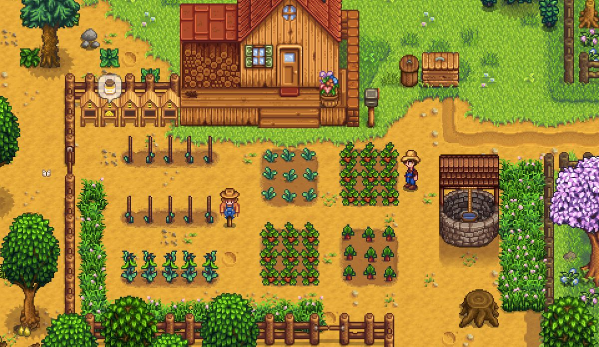 Una tranquilla fattoria nella Stardew Valley