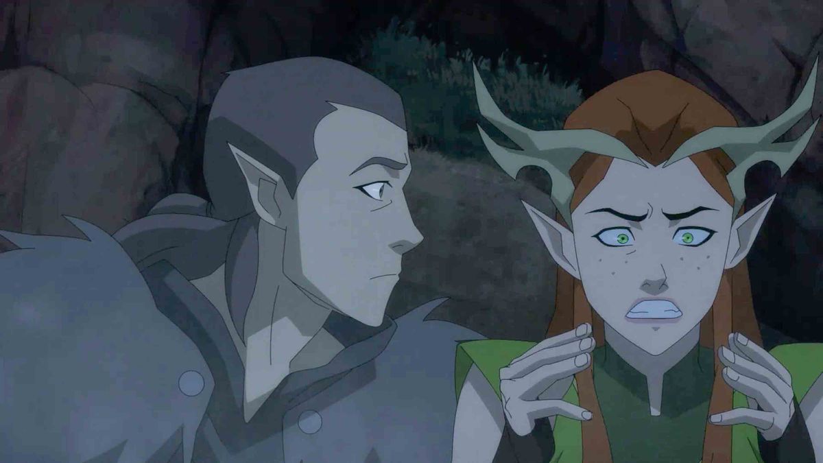 Vax dice a Keyleth che lo ama, e Keyleth va un po' fuori di testa.
