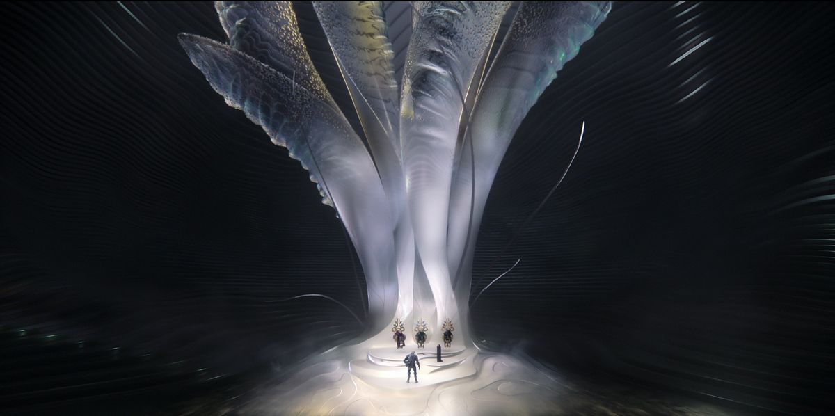 una struttura aliena nello show televisivo Halo