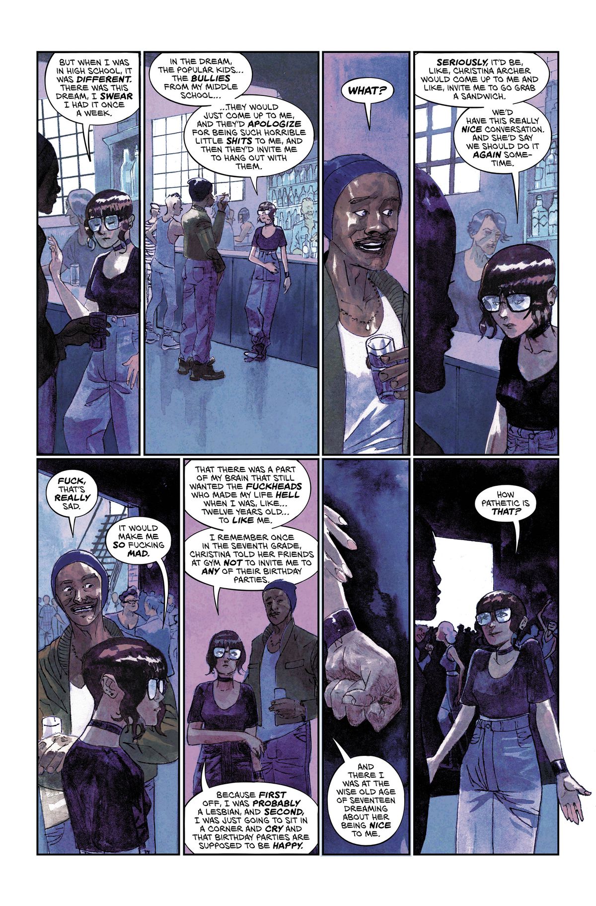 Flynn continua a raccontare al loro amico i loro sogni in Nightmare Country #1 (2022)