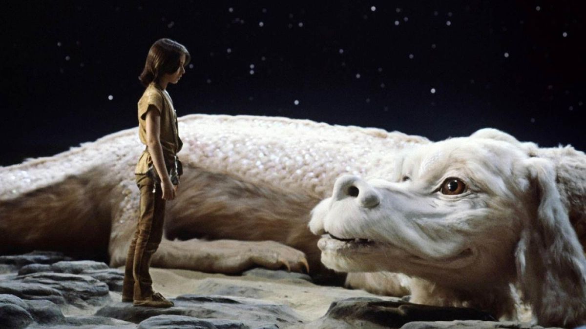 Atreyu e il drago Falkor ne La storia infinita