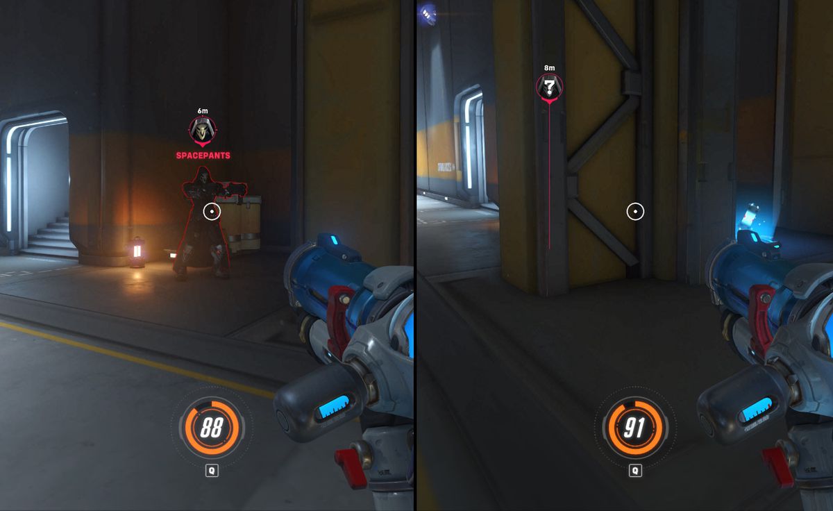 Mei prende di mira Reaper nel nuovo sistema di ping di Overwatch 2
