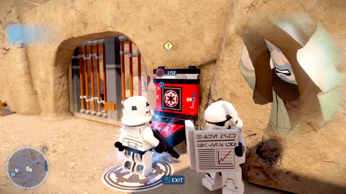 Uno Stormtrooper legge un giornale con il titolo