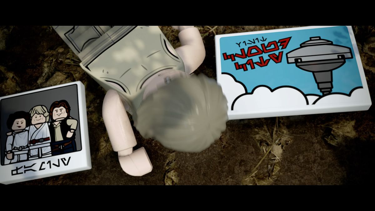 Foto di famiglia di Luke con Han e Leia