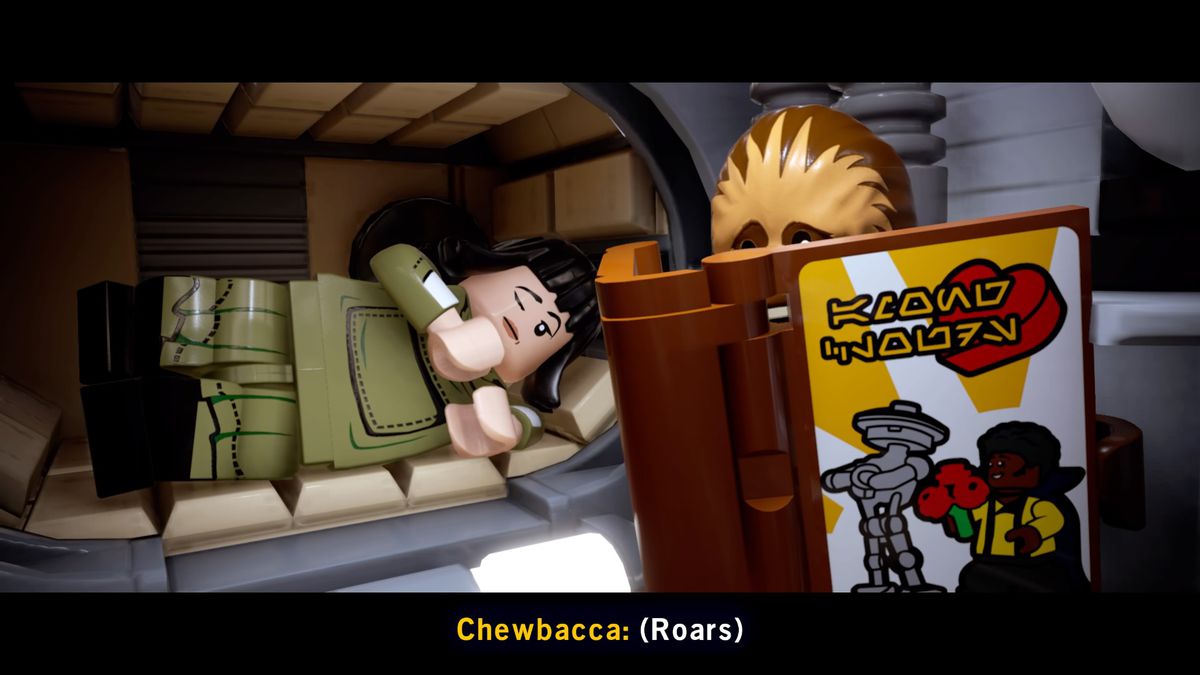 Chewbacca legge un libro intitolato