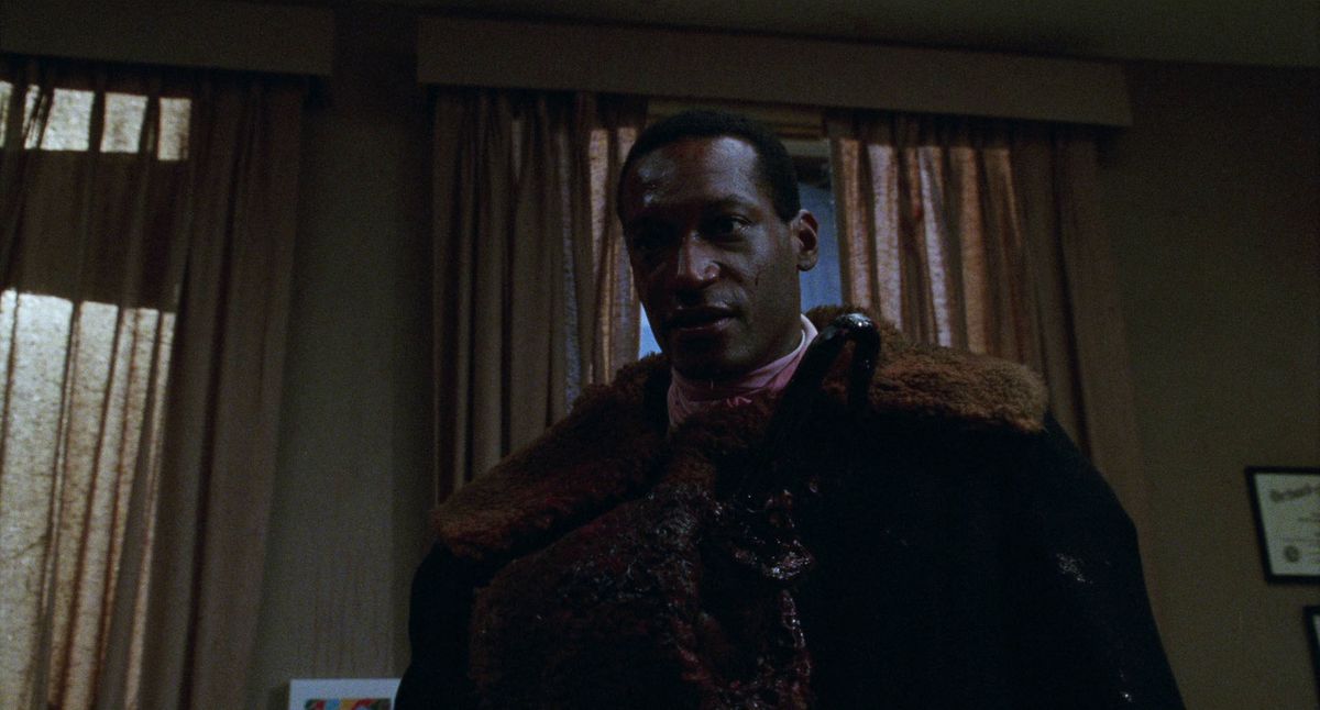 Tony Todd nel ruolo di Candyman in Canydman (1992).