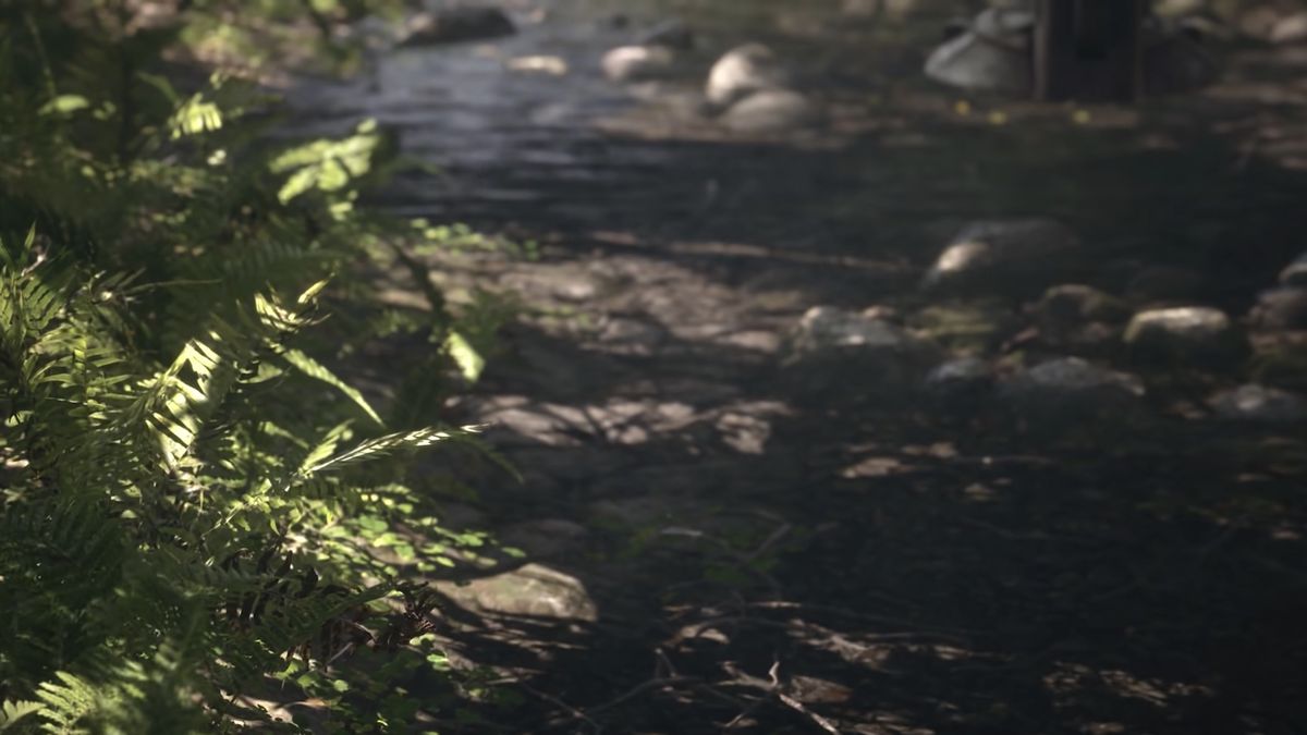 Una ripresa di un sottobosco dal trailer di annuncio di Kingdom Hearts 4