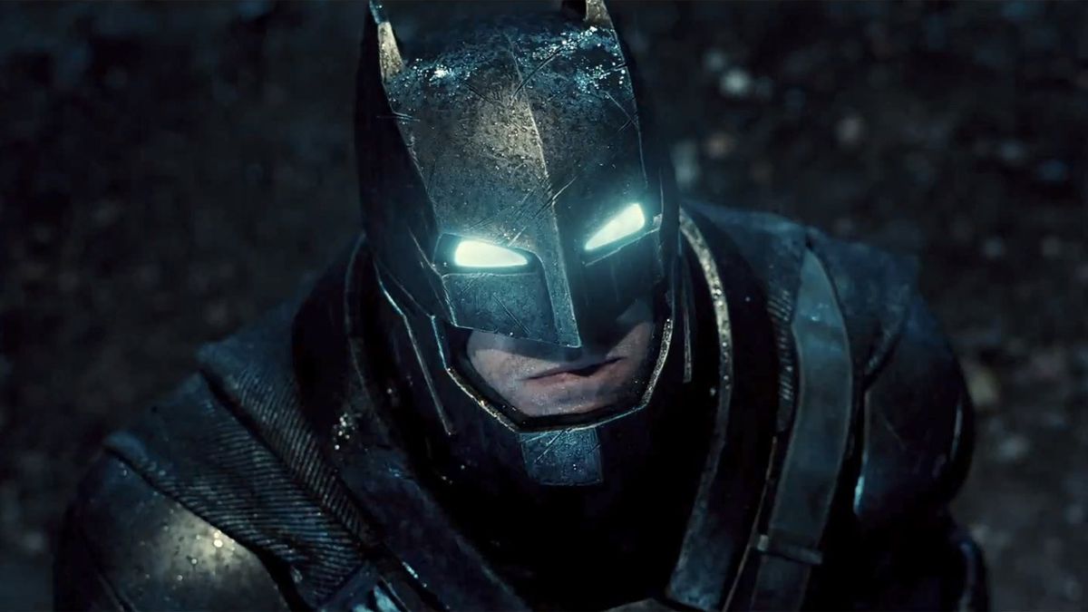 Ben Affleck nei panni di Batman in Batman v Superman: Dawn of Justice.