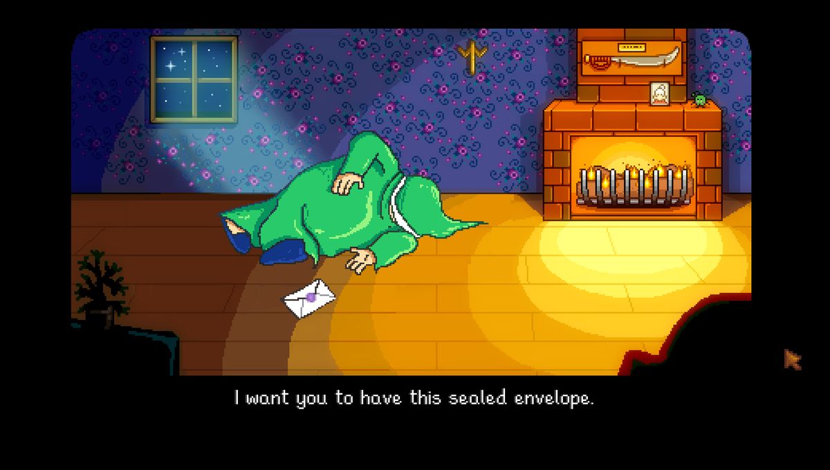 tuo nonno giace morto sul pavimento con una posa contorta