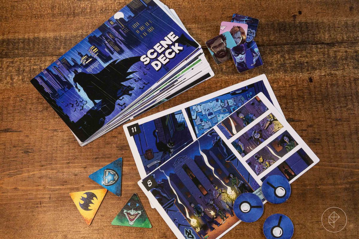 Lo Scene Deck di Batman: Everybody Lies rivela i singoli pannelli di fumetti durante il gioco.