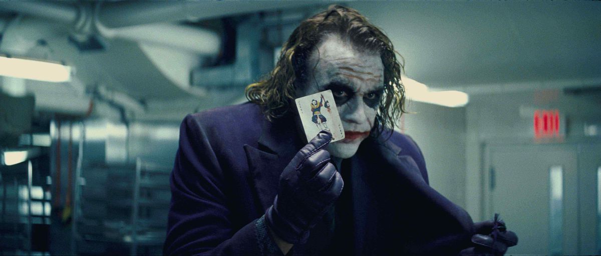 il jolly di Heath Ledger nel cavaliere oscuro