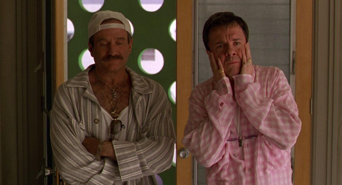 Robin Williams e Nathan Lane sembrano decisamente affascinanti in The Birdcage