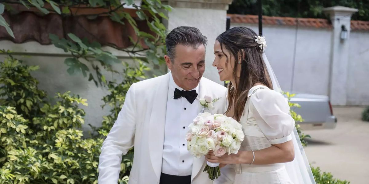 Andy García e Adria Arjona in Il padre della sposa del 2022.