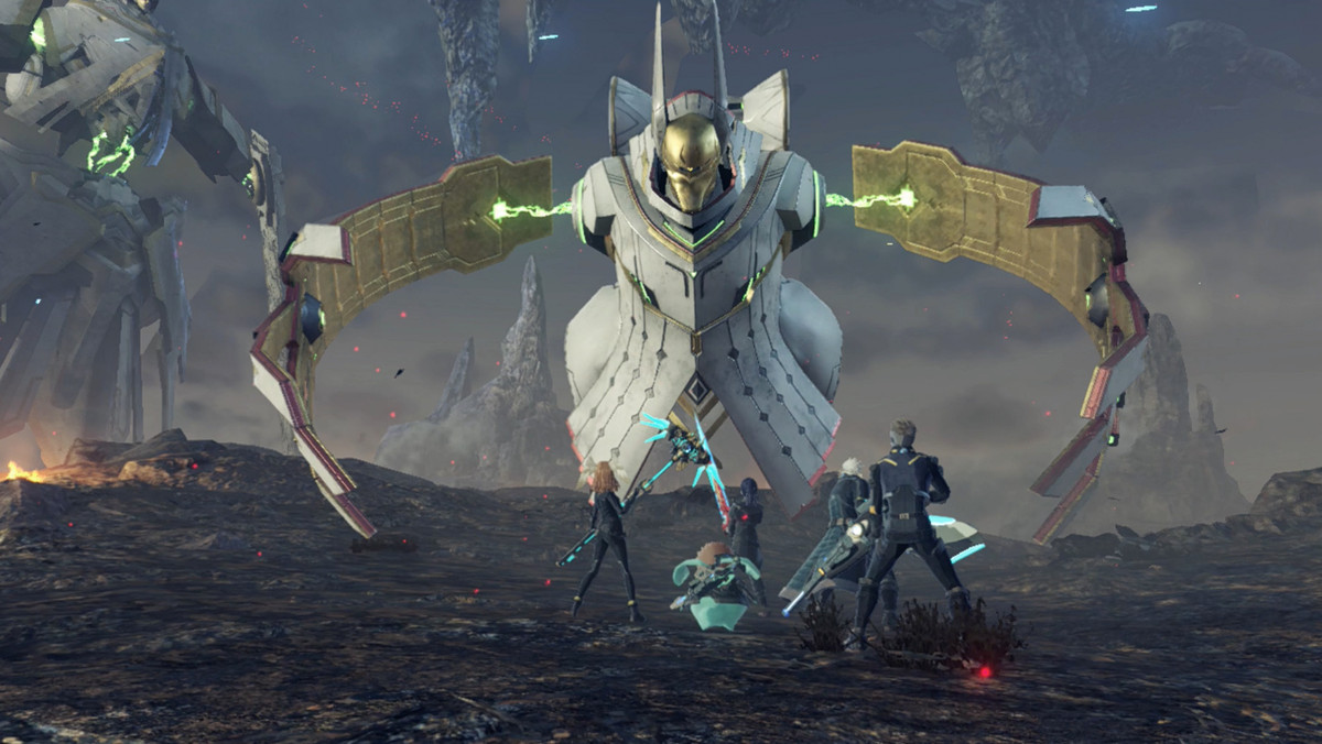 Un enorme mecha in Xenoblade Chronicles 3