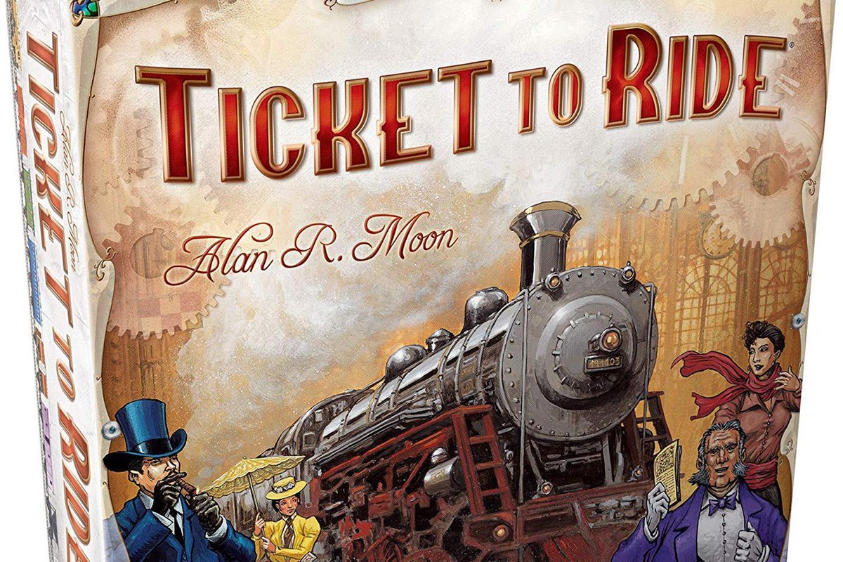 Scatola del gioco da tavolo Ticket to Ride