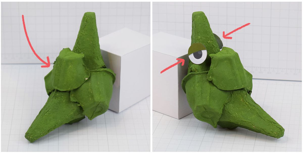 Processo Metapod in cartone per uova 8/8