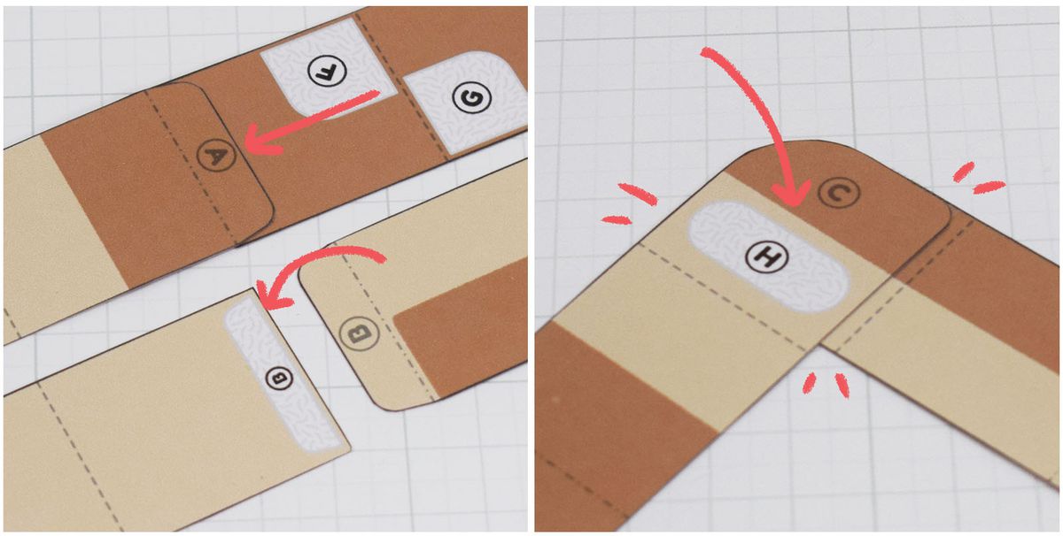 Fisarmonica di carta Processo Furret 2/5