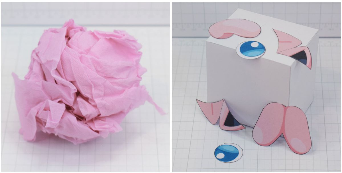 Processo Jigglypuff con palla di carta 1/4