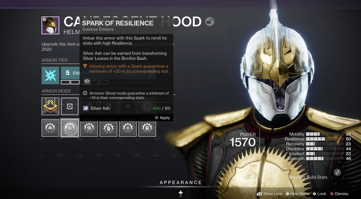 Un Guardiano rilancia la propria armatura del Solstizio degli Eroi 2022 in Destiny 2