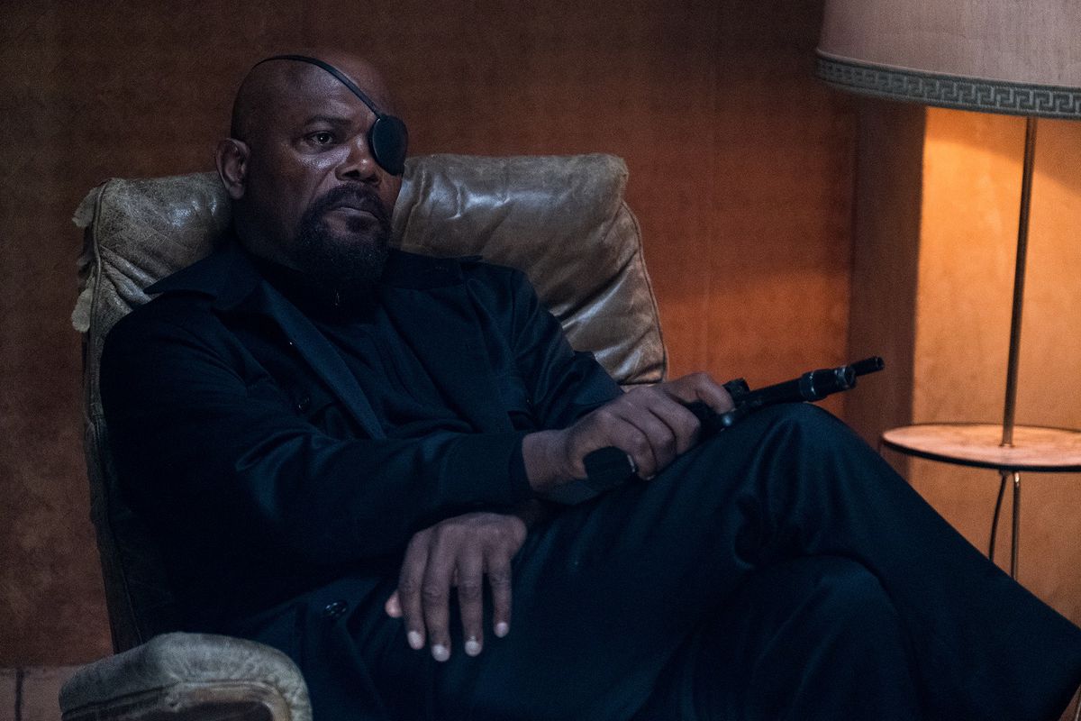 nick fury in Spider-Man: lontano da casa