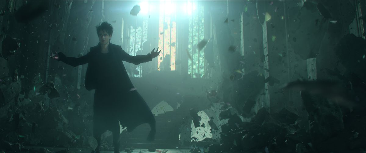 Dream usa i suoi poteri per ricostruire il suo castello in The Sandman di Netflix
