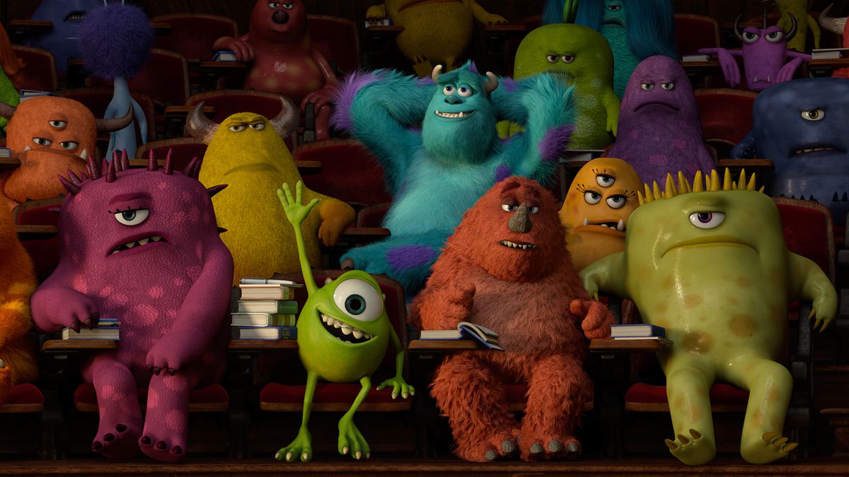 Monsters University, Monsters Inc, Pixar, animazione