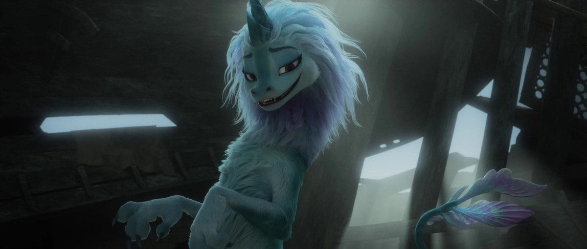 Il drago Sisu si pavoneggia in Raya e l'ultimo drago