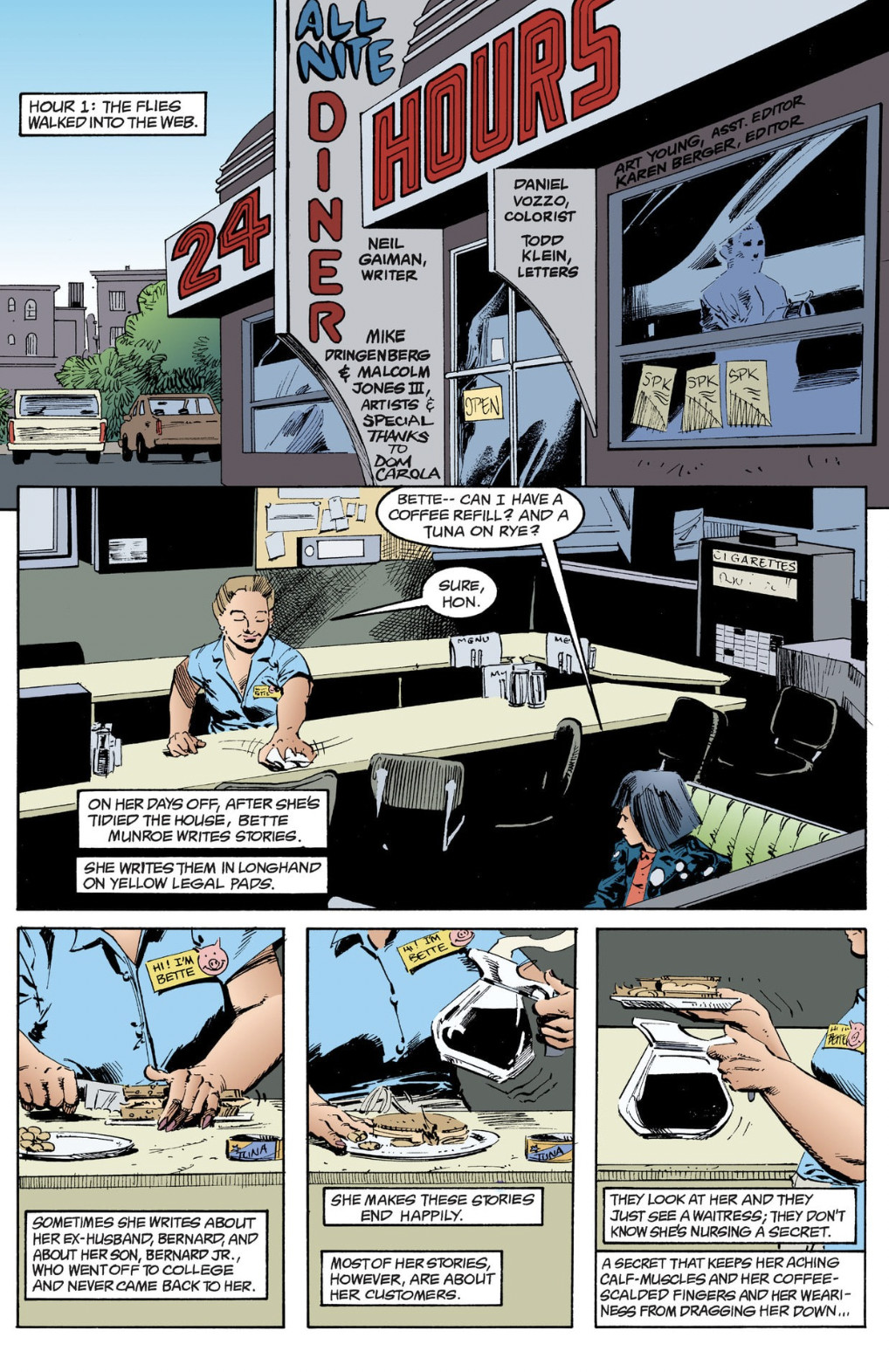 Una pagina dal numero 6 di The Sandman,