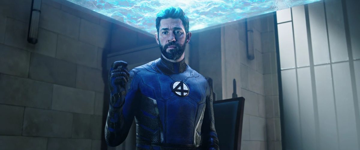 john krasinksi come reed richards come mr. fantastico