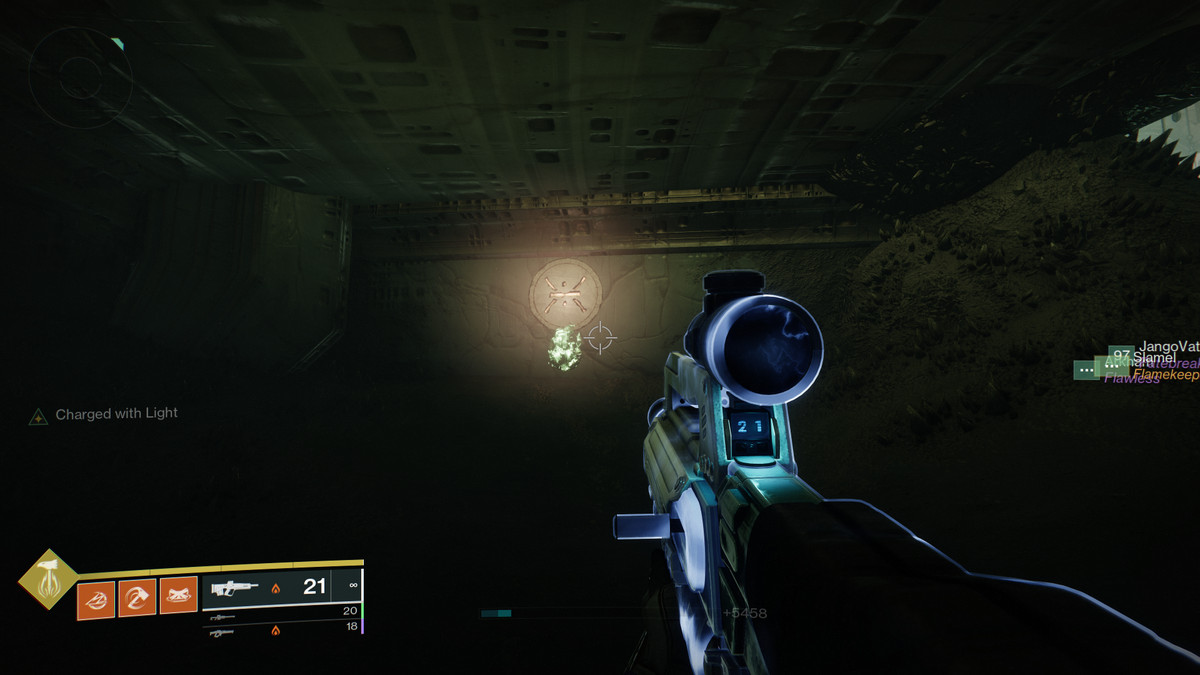 Un Guardiano fissa la Runa 6 nel raid di King's Fall