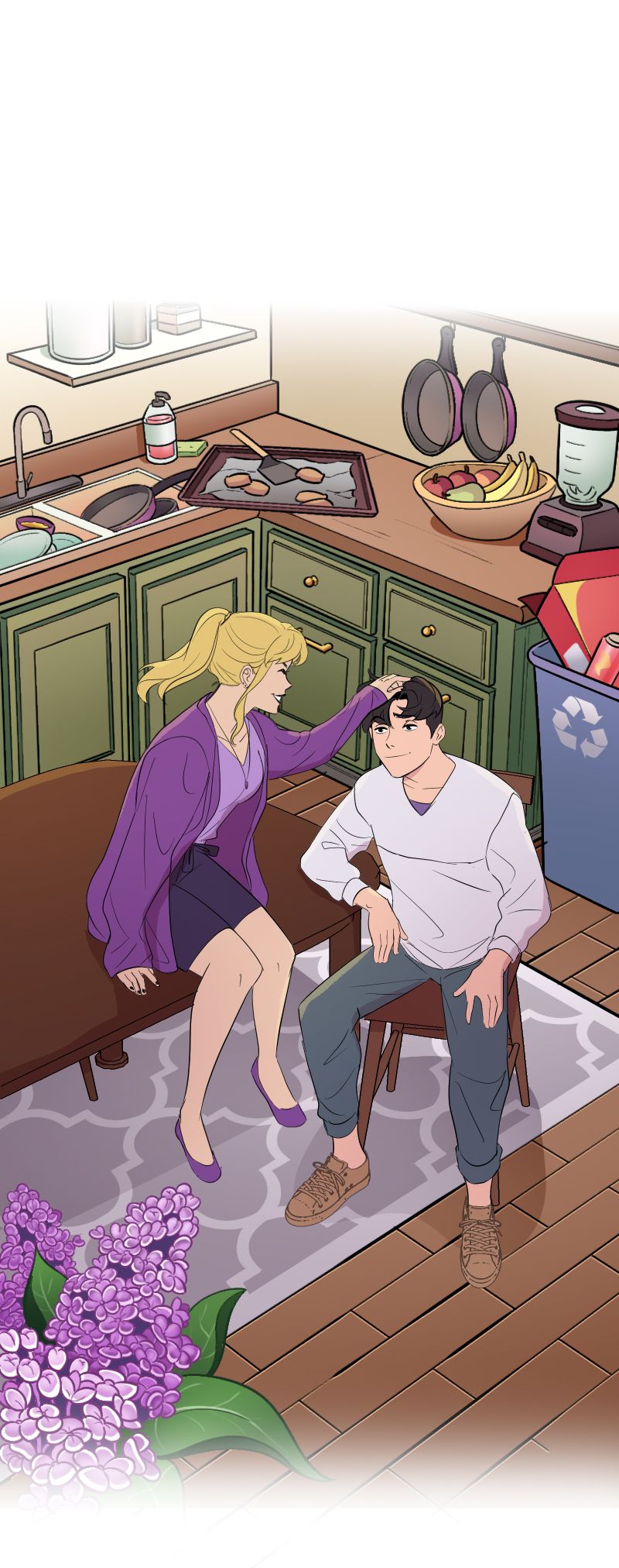 Stephani Brown e Tim Drake si incontrano in Batman: Wayne Family Adventures.